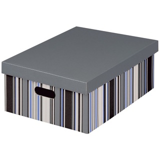 NIPS Aufbewahrungsbox OFFICE Mehrzweckbox MAXI (1 St), B/H/T: 35 x 18,5 x 44 cm, Wellkarton, Karton, Pappe