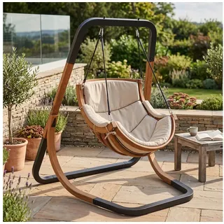 bv-vertrieb Hängesessel Hängesessel Classic – Schaukelsessel Garten & Terrasse · beige #3667