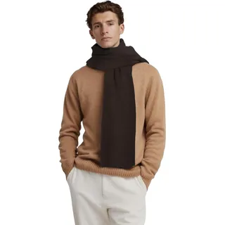 style & republic Style Republic Herren Schal Kaschmir-Woll-Gemisch in coffee | Gr.: onesize