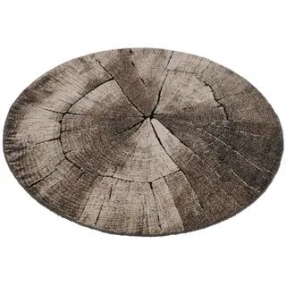 MERINOS Ibiza 605 Webteppich Ø 120 cm Braun