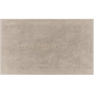 Tommy Hilfiger Badematte Plain 50 x 80 cm Baumwolle Beige Sand