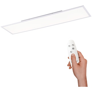 LED-Panel, weiß, rechteckig, 120x30cm, dimmbar, Fernbedienung