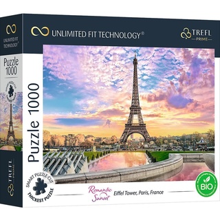 Uft Puzzle 1000 - Romantic Sunset: Eiffel Turm  Paris  Frankreich
