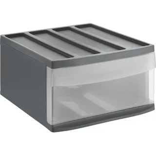 Rotho Schubladenbox Mono Systemix L 39,5 x 34,0 x 20,3 cm 1-tlg. anthrazit
