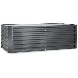Blumfeldt High Grow Straight Hochbeet 180 x 60 x 90 cm Grau