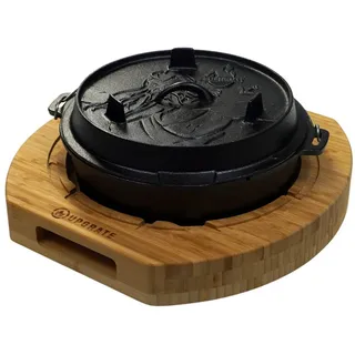 Feuergott Grilltopf UPGRATE BBQ Chef Board für Weber GBS System & Feuergott Dutch Oven 6l
