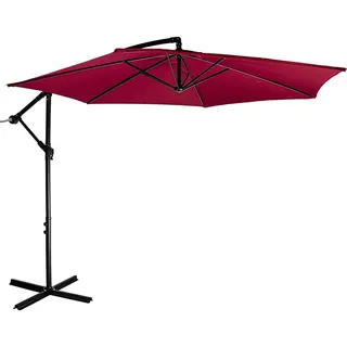 STILISTA® Ampelschirm Sonnenschirm 350 cm rot