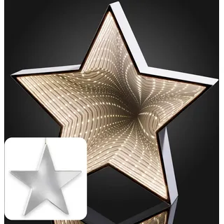 Hellum LED Weihnachtsstern 3D-Effekt 0,0 m Warmweiß