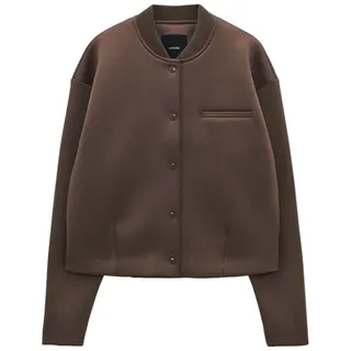 Someday Jacke mit Druckknopfleiste Modell ULONI Taupe, 42