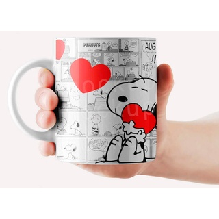 Mugtime (TM) – Snoopy Charlie Brown Cartoon Love – Süße Kaffee-/Teetasse – Keramik – Geschenk – 330 ml
