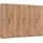 Level 300 x 216 x 58 cm Plankeneiche Nachbildung