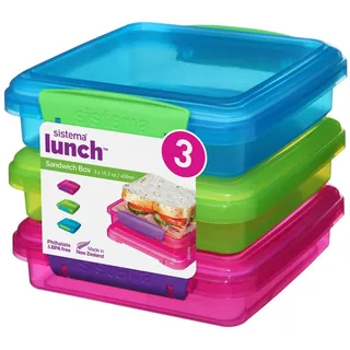 sistema Aufbewahrungsbox Sistema Sandwichbox 3er Set (3 St)