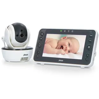 Alecto DVM200XL - Babyphone mit Kamera und 5"-Farbdisplay weiß/anthrazit
