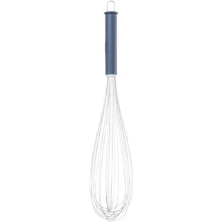 HENDI Schneebesen, Rührbesen, Ballonschneebesen, 12 dünne flexible Drähte,Polypropylen Griff mit Aufhängöse, Geschirrspülmaschinengeeignet, 450mm, Edelstahl