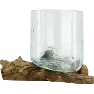Dijk Wurzel mit Glas 27 x 16 x 16 cm