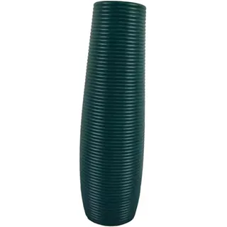 Hohe Bodenvase, rustikal, modernes Geschenk, dekorative Vase für Eingangsbereich, Wohnzimmer, Ecke, Bauernhaus, Esszimmer, Hoteldekoration (Grün, S)