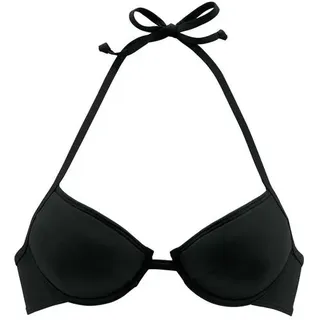 BENCH Bikini-Top Push-Up Schwarz 36 Cup C