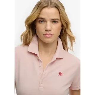 Superdry Poloshirt HERITAGE SLIM FIT POLO mit klassischem Polokragen, aus Baumwollmischung, in Single Jersey rosa L