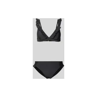 Bikini-Set mit Rüschen Modell 'BOBBY', Black, 42