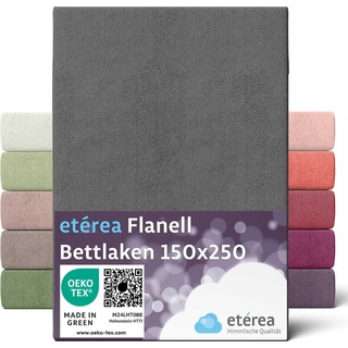 Etérea, Fixleintuch, Flanell Bettlaken (150 x 250 cm)