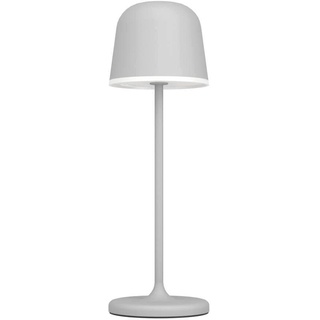EGLO LED Außen-Tischlampe Mannera, Nachttischlampe Touch dimmbar, Outdoor Tischleuchte aus Metall in Grau und Kunststoff Weiß, Lampe Schlafzimmer warmweiß, IP54