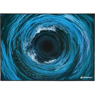 Sharkoon SFM12 Teppich 140 x 100 cm Schwarz/Blau/Weiß