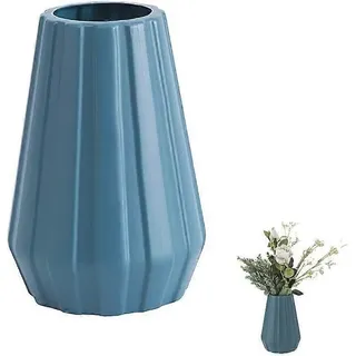Blumenvase Aus Kunststoff, Dekorative Flaschenvase Im Nordischen Origami-stil, Leicht Und Einfach Zu Transportieren