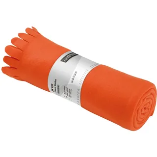 James & Nicholson Fleece Decke mit Fransen JN957 orange one size