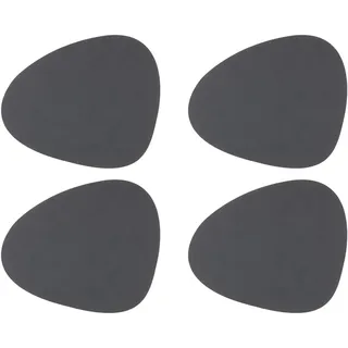 Lind DNA Tischset Curve L - Nupo - 4er Set (Anthrazit)