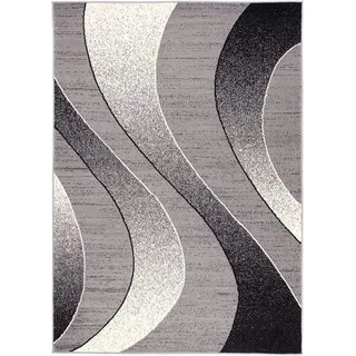Mazovia Teppich CHEAP_K857A_2, 180x250, Kurzflor, Modern, Geometrisch grau 180x250