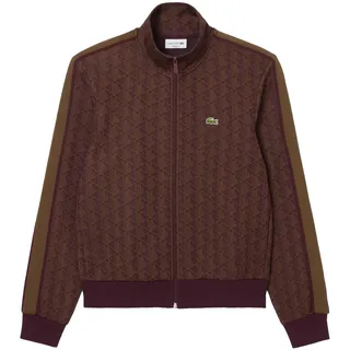 Lacoste Monogram Sweatjacke braun M