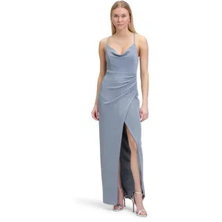 Vera Mont Damen Abendkleid figurbetont 34, Mint/Grey - 34