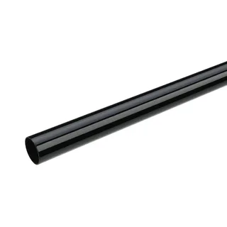 LIEDECO Gardinenstange LIEDECO "Fertigstilgarnitur 20 mm Piano Montreal" Gr. 3, schwarz, L:160cm Ø:20mm, Eisen, Gardinenstangen, Gardinenstange Komplett