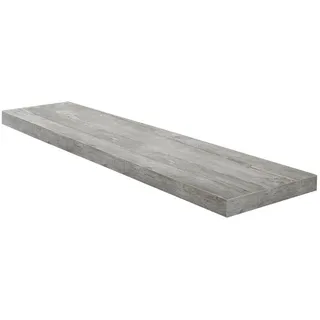 FURNARO Wandboard, in Beton-Optik B/H/T: 90x4x24 cm grau