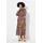Maxikleid Color-Leomuster Orange 44