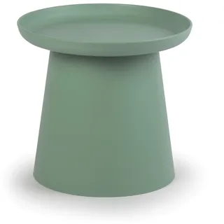 Kunststoff-Kaffeetisch FUNGO, Durchmesser 50 cm, grün