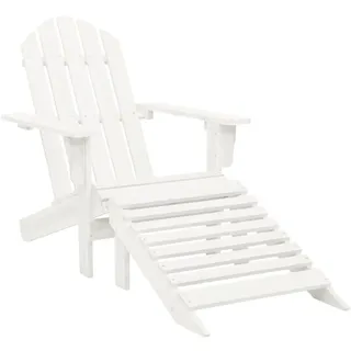 furnicato Gartensessel, Weiß, Holz, 70x88x70 cm, Gartenmöbel, Gartenstühle, Gartenstühle