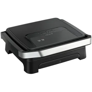 Tefal Kontaktgrill Panini Maker Edelstahl Antihaft 2000W Schwarz Kompakt Design
