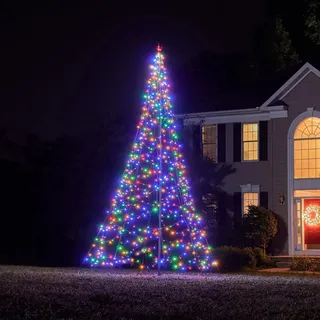 LED Weihnachtsbaum Weihnachts Beleuchtung Lichterbaum Fairybell Ø 2m x 4m Deko