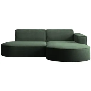Kaiser Möbel Ecksofa Dunkelgrün, Rechts
