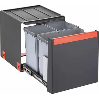 Franke Sorter Cube 40 14 l + 2 x 7 l Schwarz