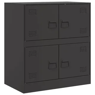 vidaXL Sideboard 67 x 39 x 73 cm Schwarz