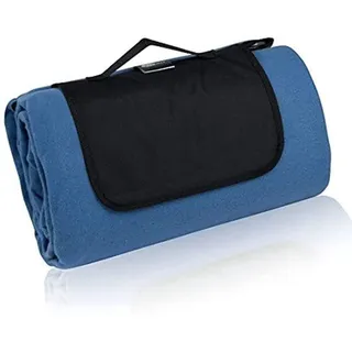 Famanu Picknickdecke XL 200x200 cm - Wasserabweisend und Isoliert aus Fleece