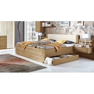 Doppelbett in Komforthöhe mit zwei Schubladen 200x220 cm - Toride