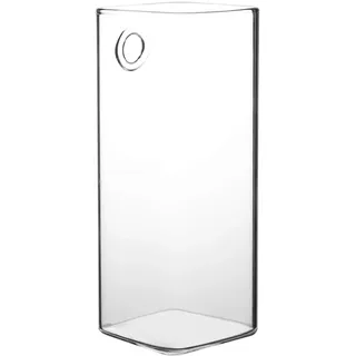 SIXRUN Hängende Glasvase, Wand-Hydrokultur-Pflanzenbehälter mit Bruchsicherem Premium-Glas, für Zuhause, Büro, Hochzeit, Party, Aquarium-Dekoration (Lange Röhrenform)