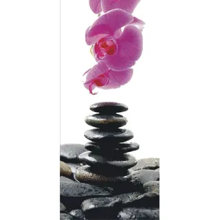 Fototapete FTNv2857 Photomurals Steine und Orchidee