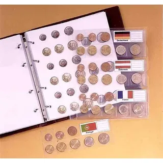 Kobra Euro-Münzalbum Rot FE Neu