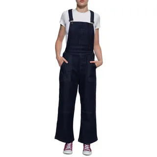 QueenKerosin Latzjeans mit aufgesetzten Taschen blau 29