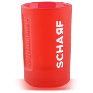 BestPlug Original Shot-Glas Scharf von Jägermeister ® 2 cl Schnaps-Glas Milchglas Schnaps-Glas rote Shot-Gläser Cup Cup's