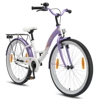 Bikestar Classic 24" lila/weiß Rücktrittbremse